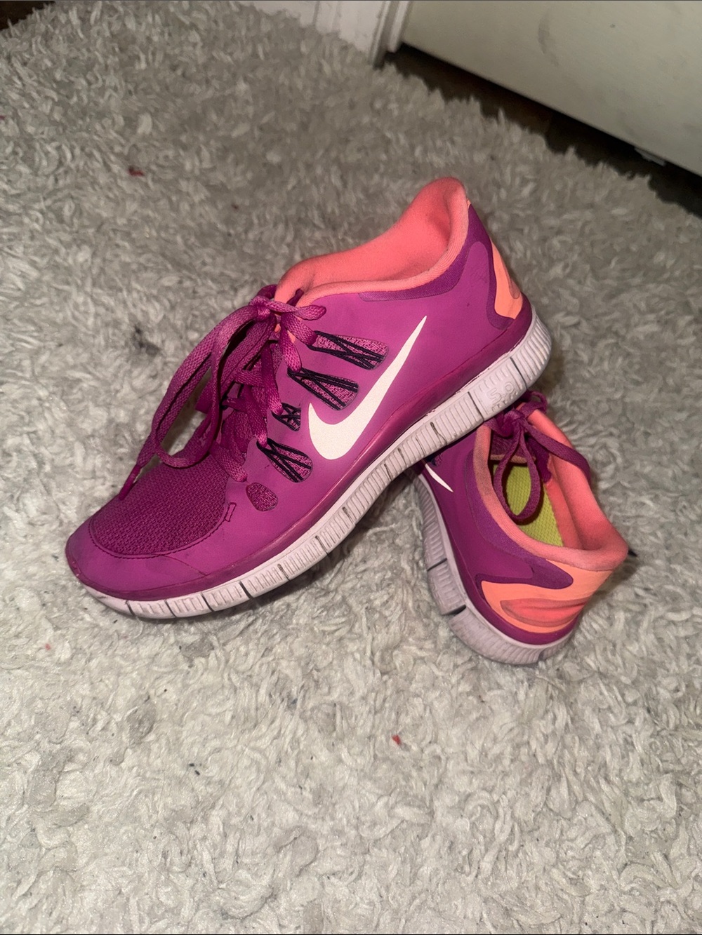 Women's Nike Free Pink Athletic Shoes